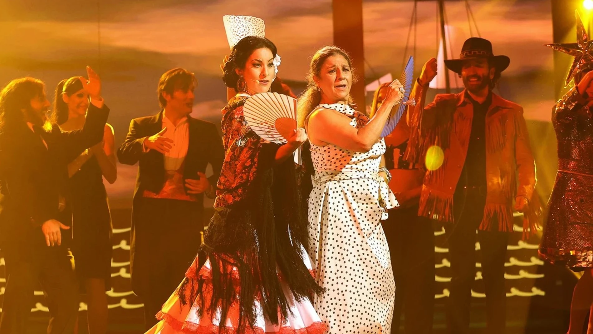 En la gala de "Tu cara me suena", la "Faraona" fue Julia Medina