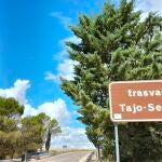 Imagen de archivo de una de las señalizaciones del trasvase Tajo-Segura en la Región de Murcia