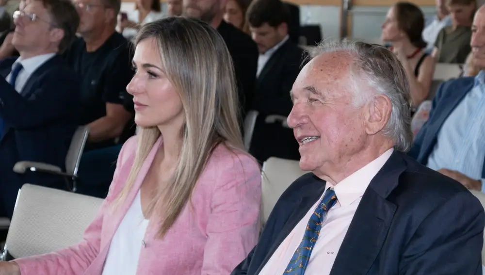 Sandra Andujar y Gerardo Seeliger durante el evento