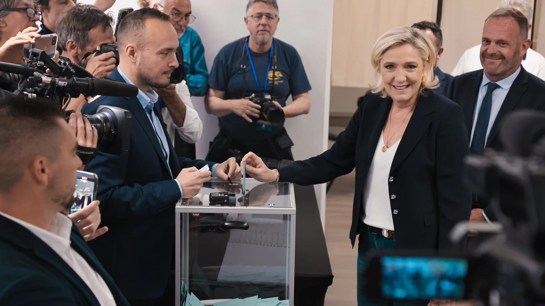 Marine Le Pen vota en las legislativas de Francia 2024MARINE LE PEN / X30/06/2024