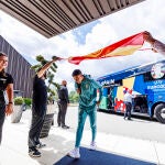 Zubimendi llega a la concentración de España en Donaueschingen
