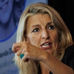 Yolanda Díaz inaugura el I Encuentro 'Diversidad LGTBIQ+ en el entorno laboral'