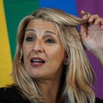 Yolanda Díaz inaugura el I Encuentro 'Diversidad LGTBIQ+ en el entorno laboral'