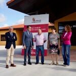 Suárez-Quiñones durante su visita a Toral de los Guzmanes (León)