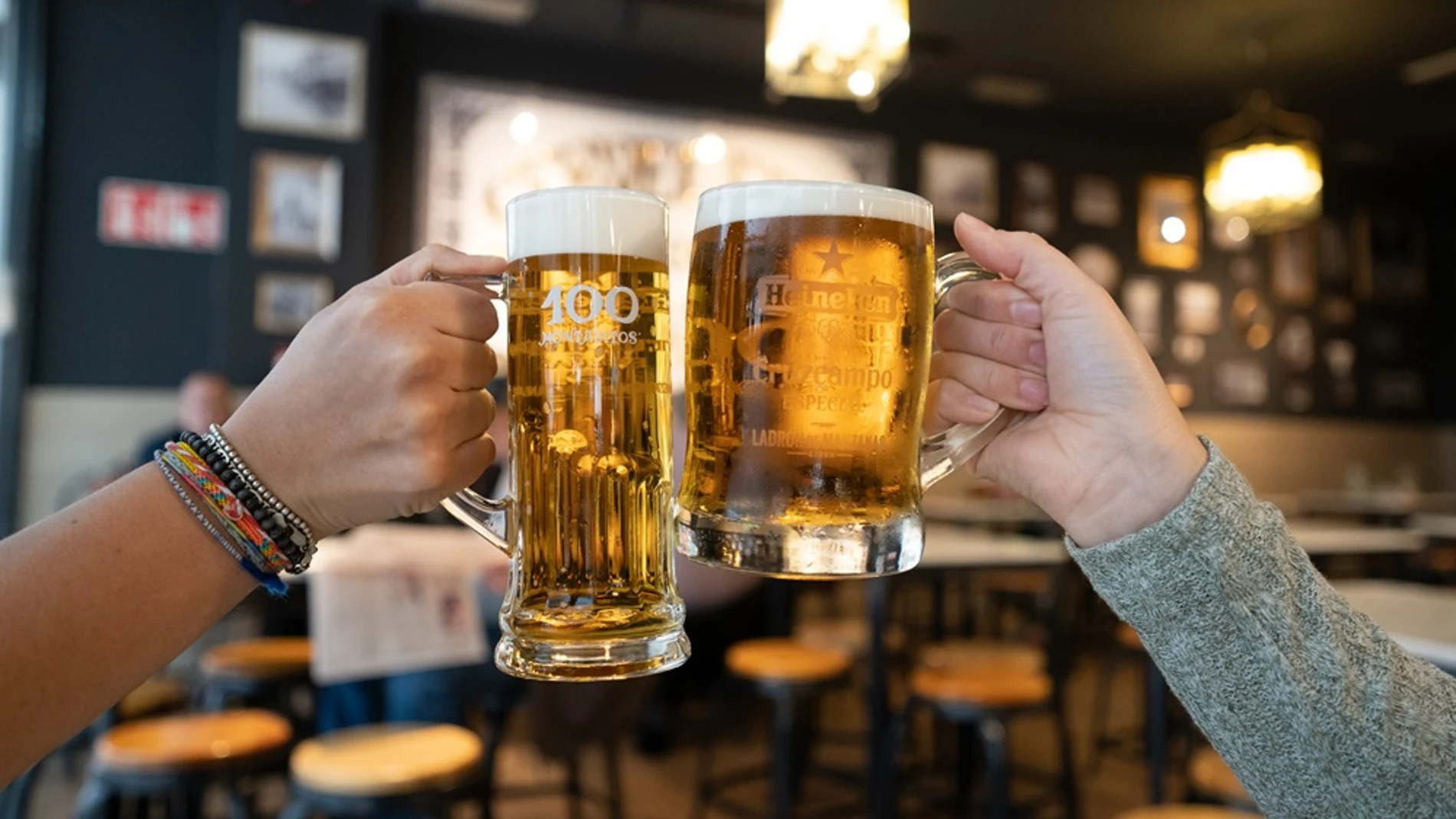 El consumo de cerveza en los locales de la franquicia supera la media de bares y restaurantes españoles