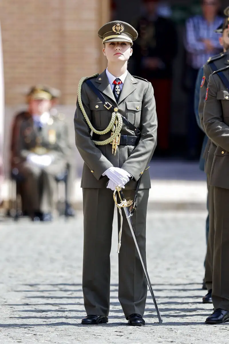 El uniforme de Leonor.