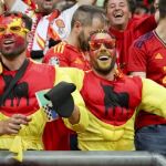 Aficionados españoles en la Eurocopa