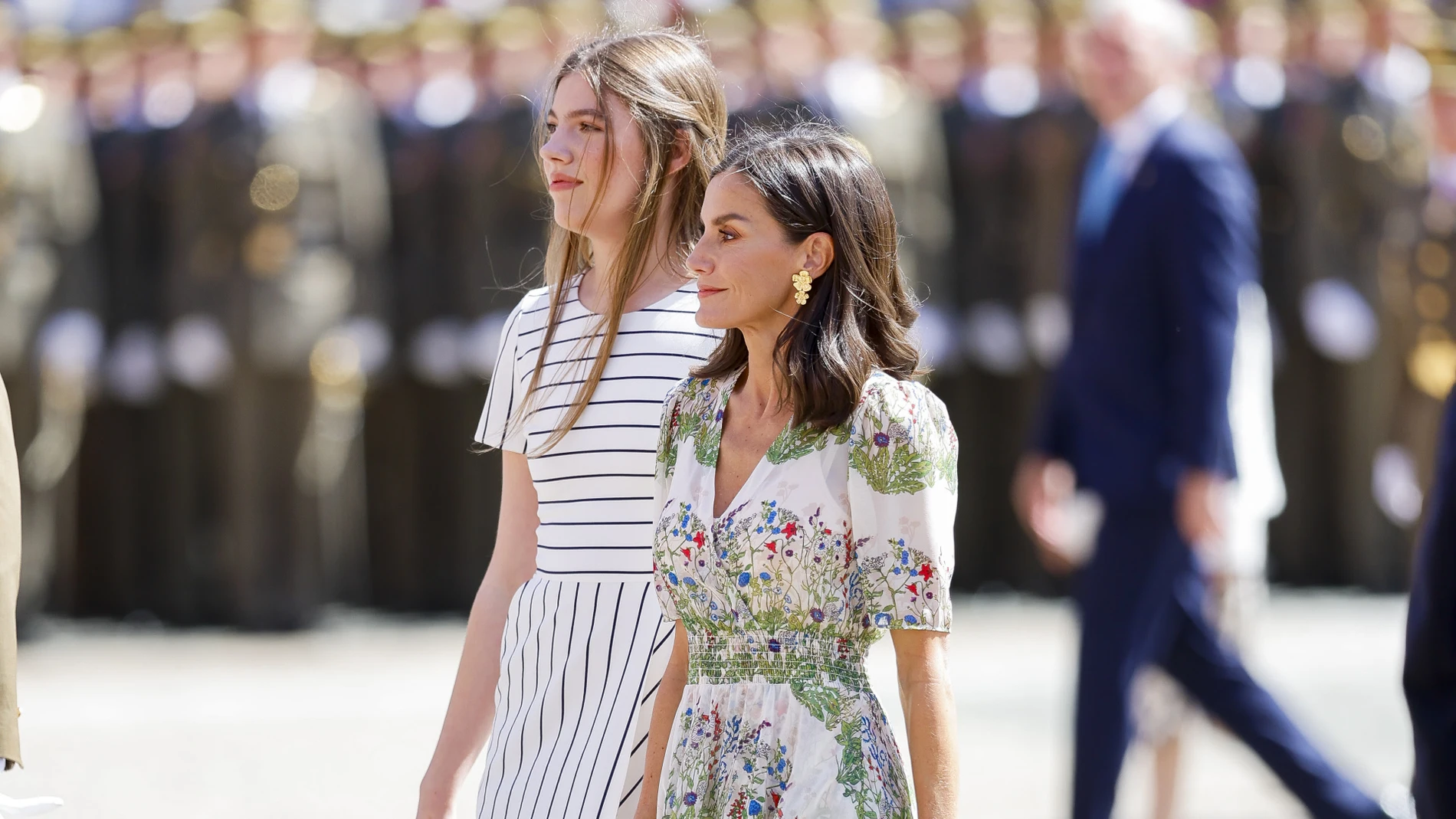 La Reina Letizia y la Infanta Sofía.
