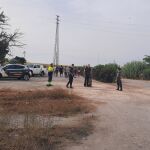 Agentes de la Guardia Civil en el dispositivo de busqueda 