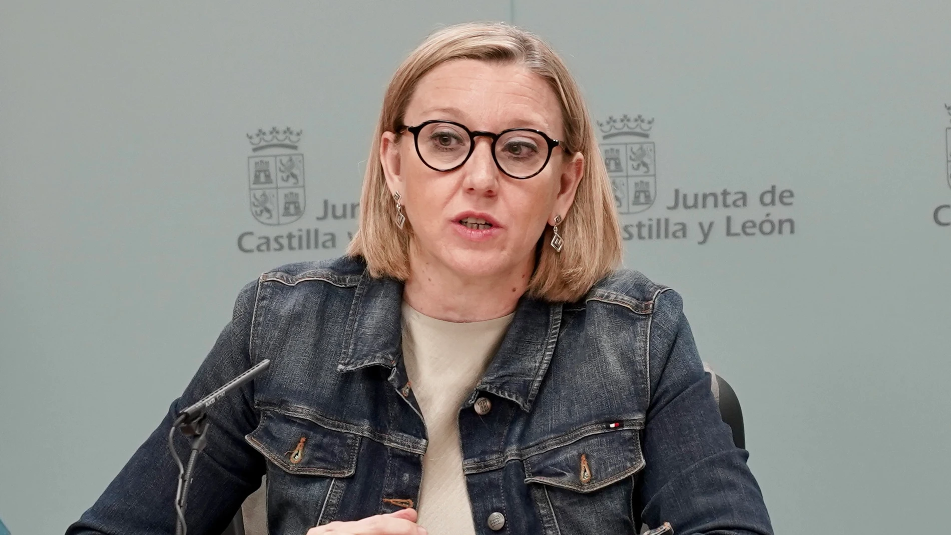 La vicepresidenta Isabel Blanco en el Consejo de Gobierno