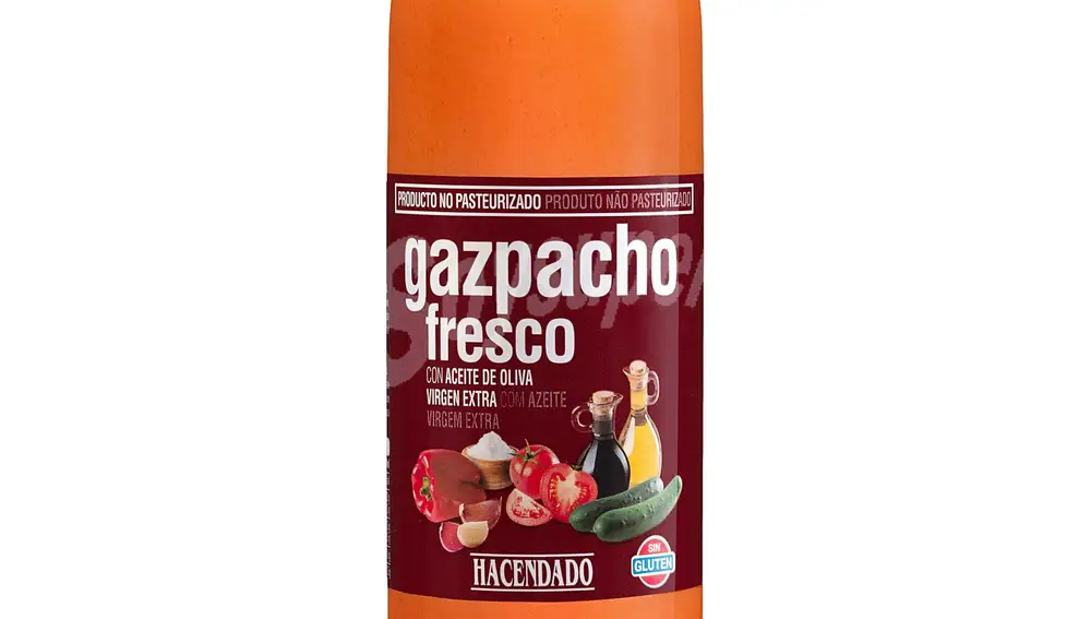 Gazpacho de la marca Hacendado, Mercadona