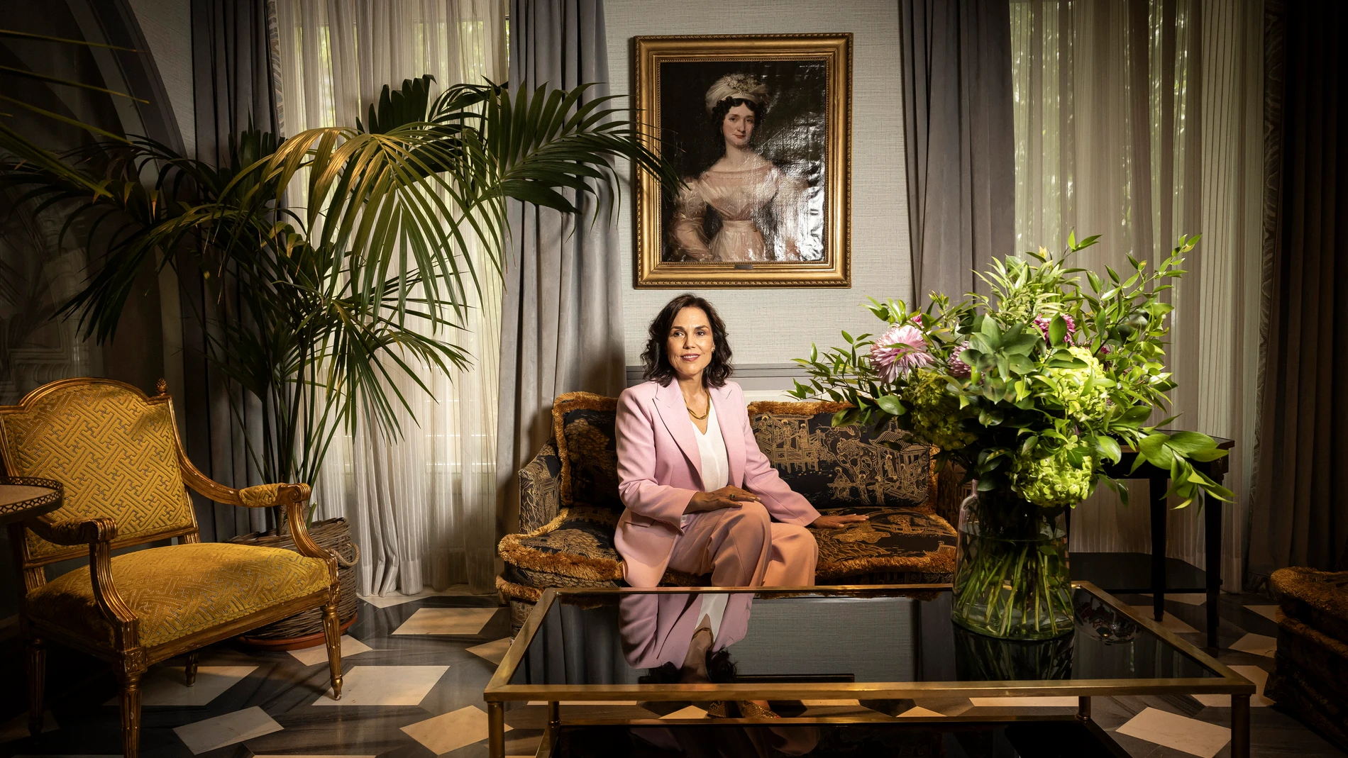 Verónica García Castelo en el hotel Heritage en Madrid, del cual es CEO