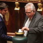 Newly elected lawmakers vote for Parliament president following France's legislative election