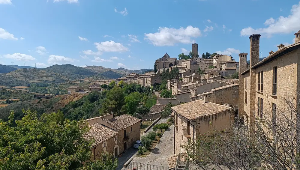 Sos del Rey Católico desde el mirador del Parador de Turismo