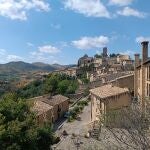 Sos del Rey Católico desde el mirador del Parador de Turismo