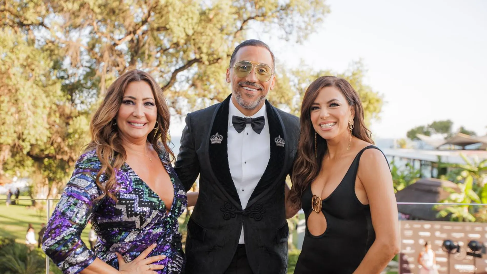 María Bravo, Zazou Belounis y Eva Longoria