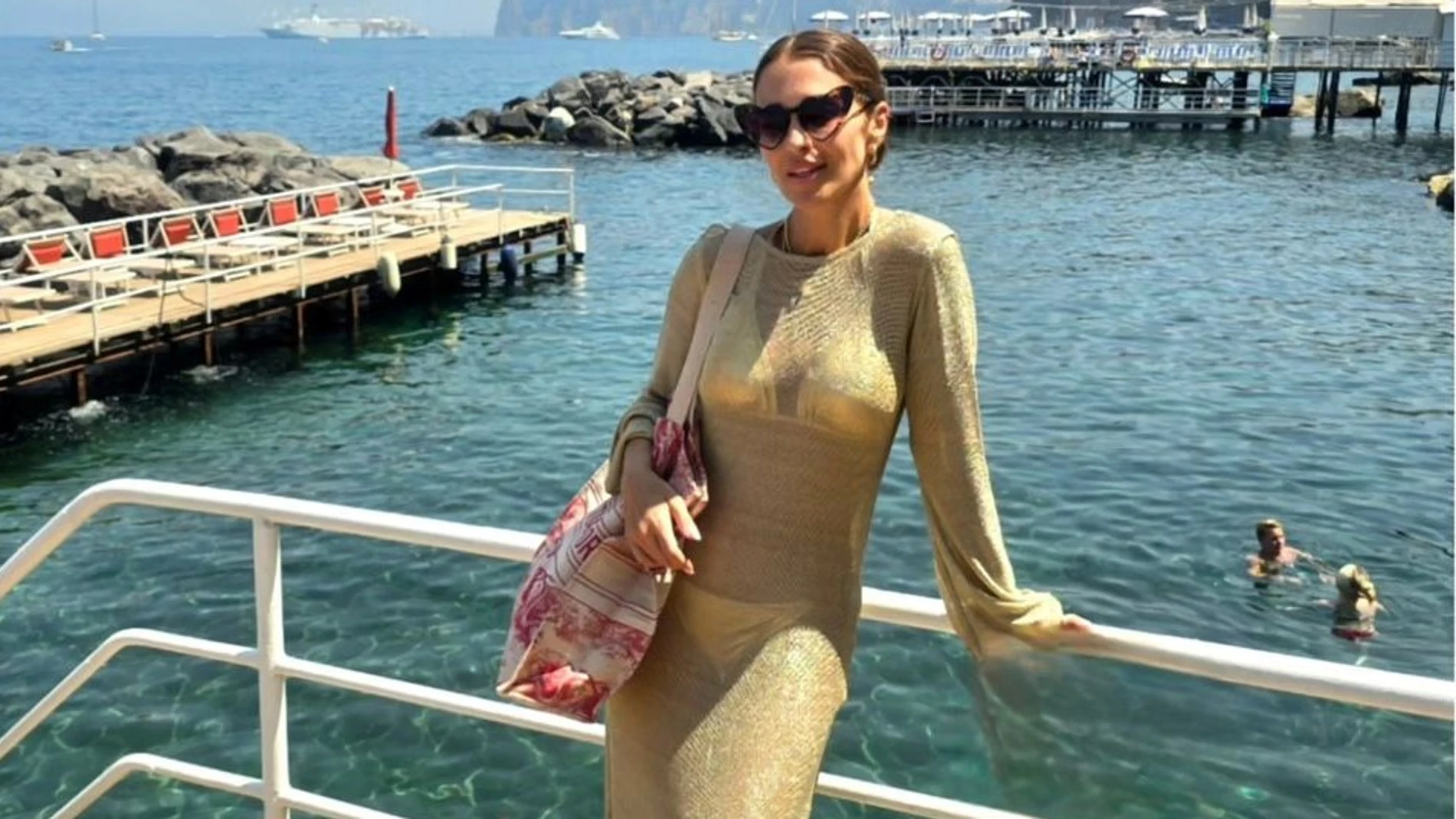 Paula Echevarría con vestido de Primark.