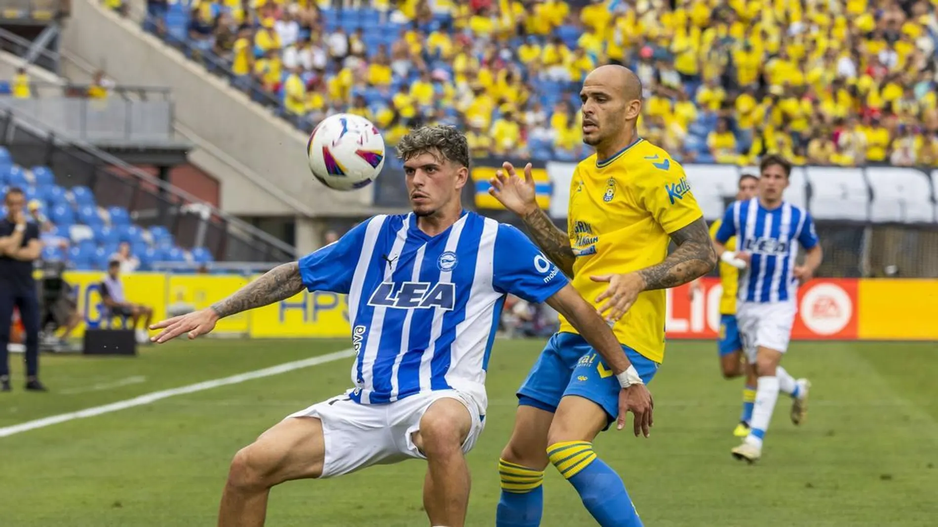 Javi López con el Alavés