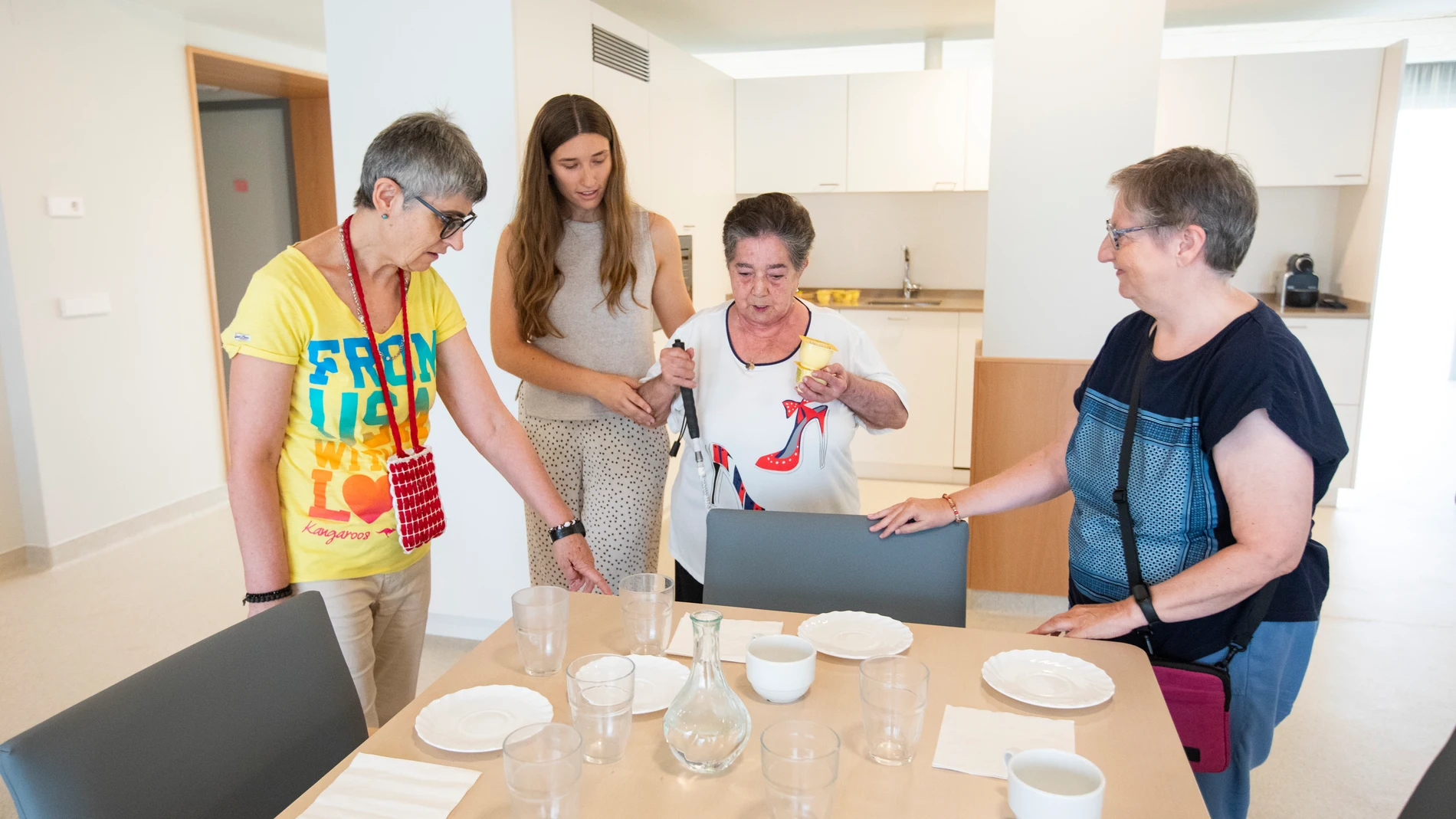 Residencia con formato de espacios unipersonales para mujeres con discapacidad en la Fundación Astier en Alcalá de Henares.