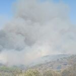 Activado el plan de emergencias por el incendio en Víznar, el segundo en 24 horas en Granada