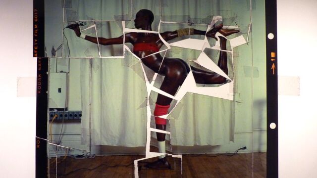 Manipulación de una imagen de Grace Jones por parte de su marido, Jean-Paul Goude