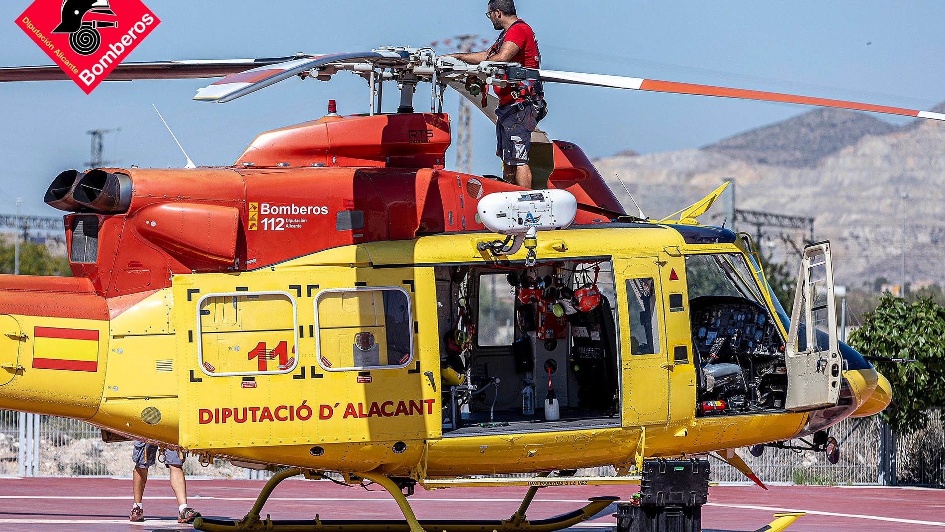 Rescatados un padre y un hijo del Barranc de l'Infern agotados por el calor