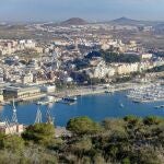 Imagen aérea de Cartagena