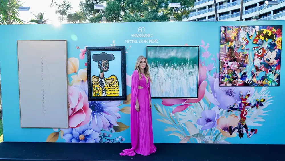 La artista Elena Ksanti