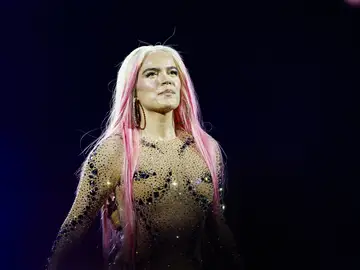 Primer concierto de Karol G en Madrid. Primer concierto de Karol G en Madrid.