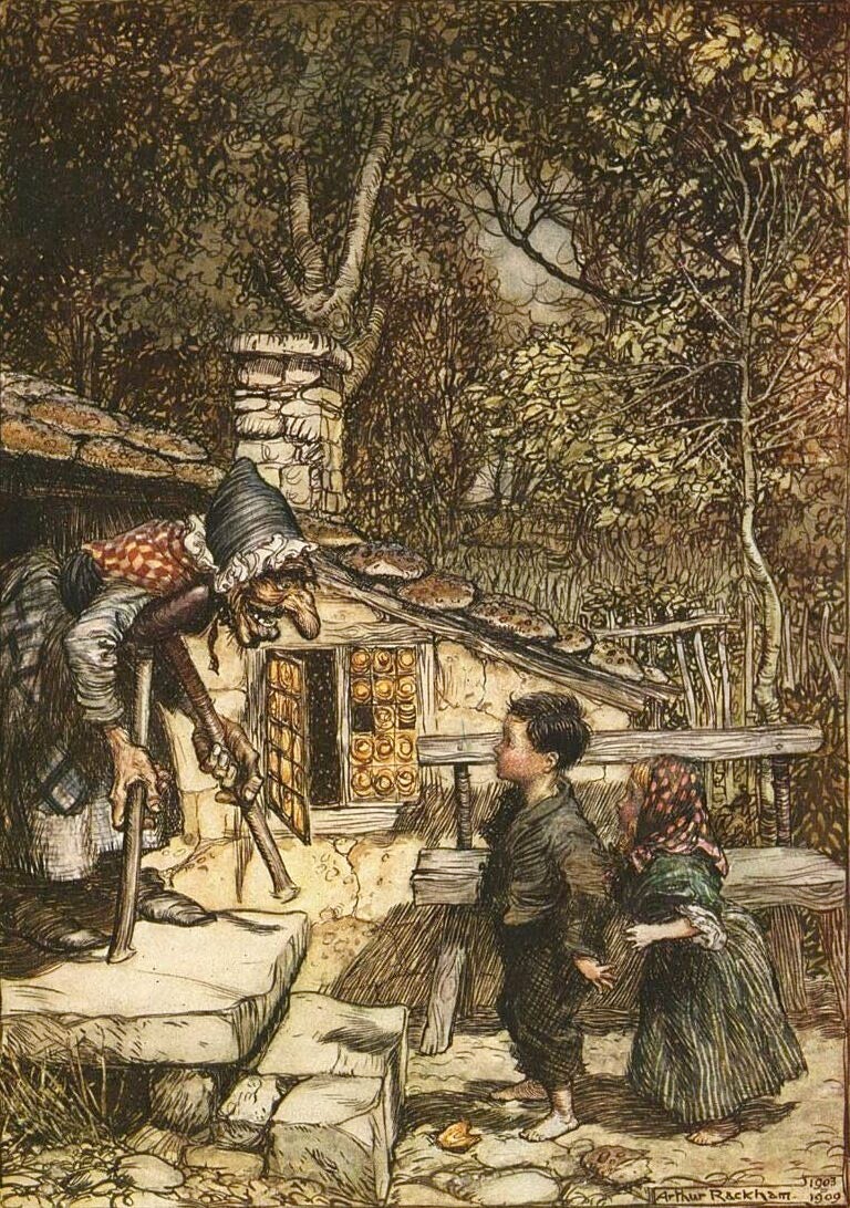 Ilustración Hansel y Gretel