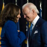 Kamala Harris junto a Joe Biden, en una imagen de archivo