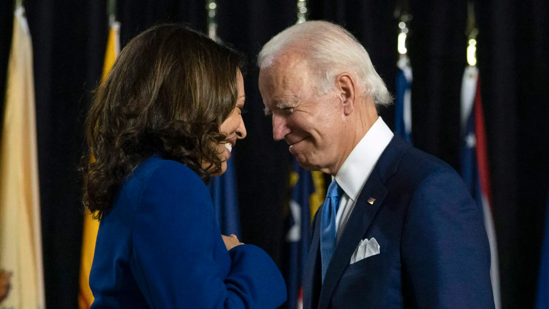 Kamala Harris junto a Joe Biden, en una imagen de archivo