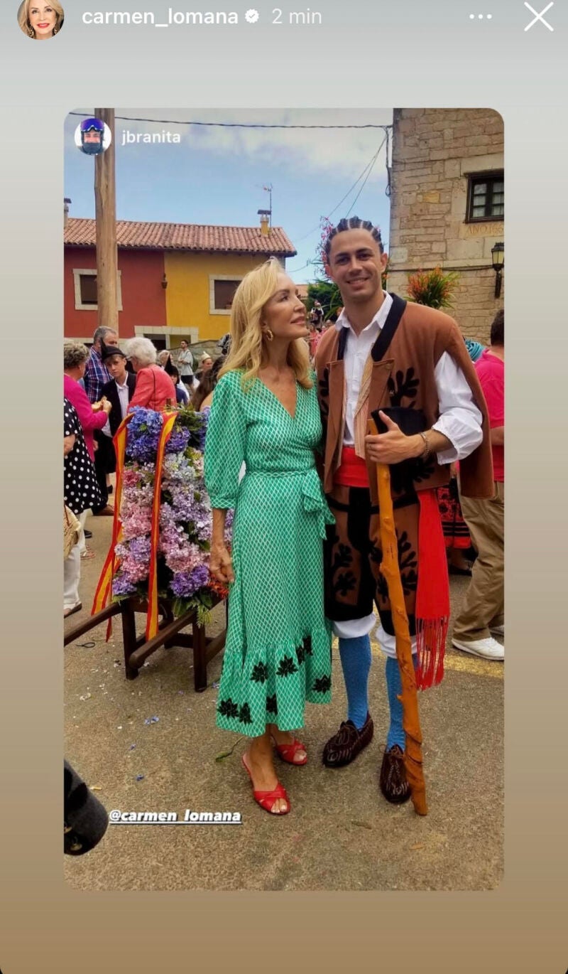 Carmen Lomana en Asturias.