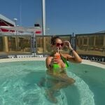 Alba Carrillo, de crucero por el Mediterráneo