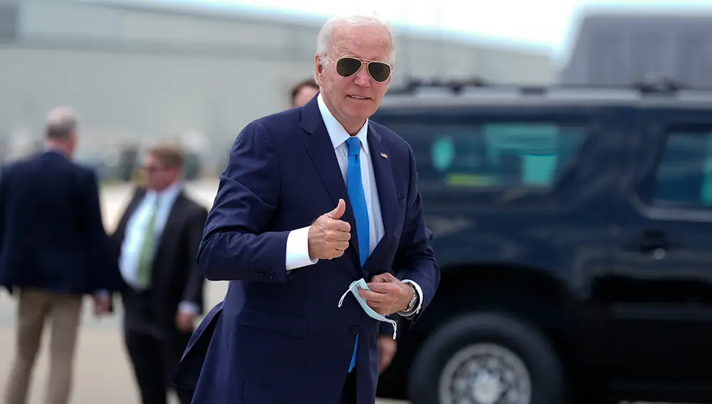 El todavía presidente de EE UU, Joe Biden