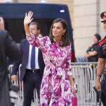La Reina Letizia en Barcelona.