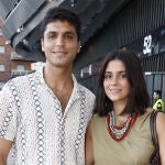 Tomás Páramo y María García de Jaime a su llegada al concierto de Karol G.
