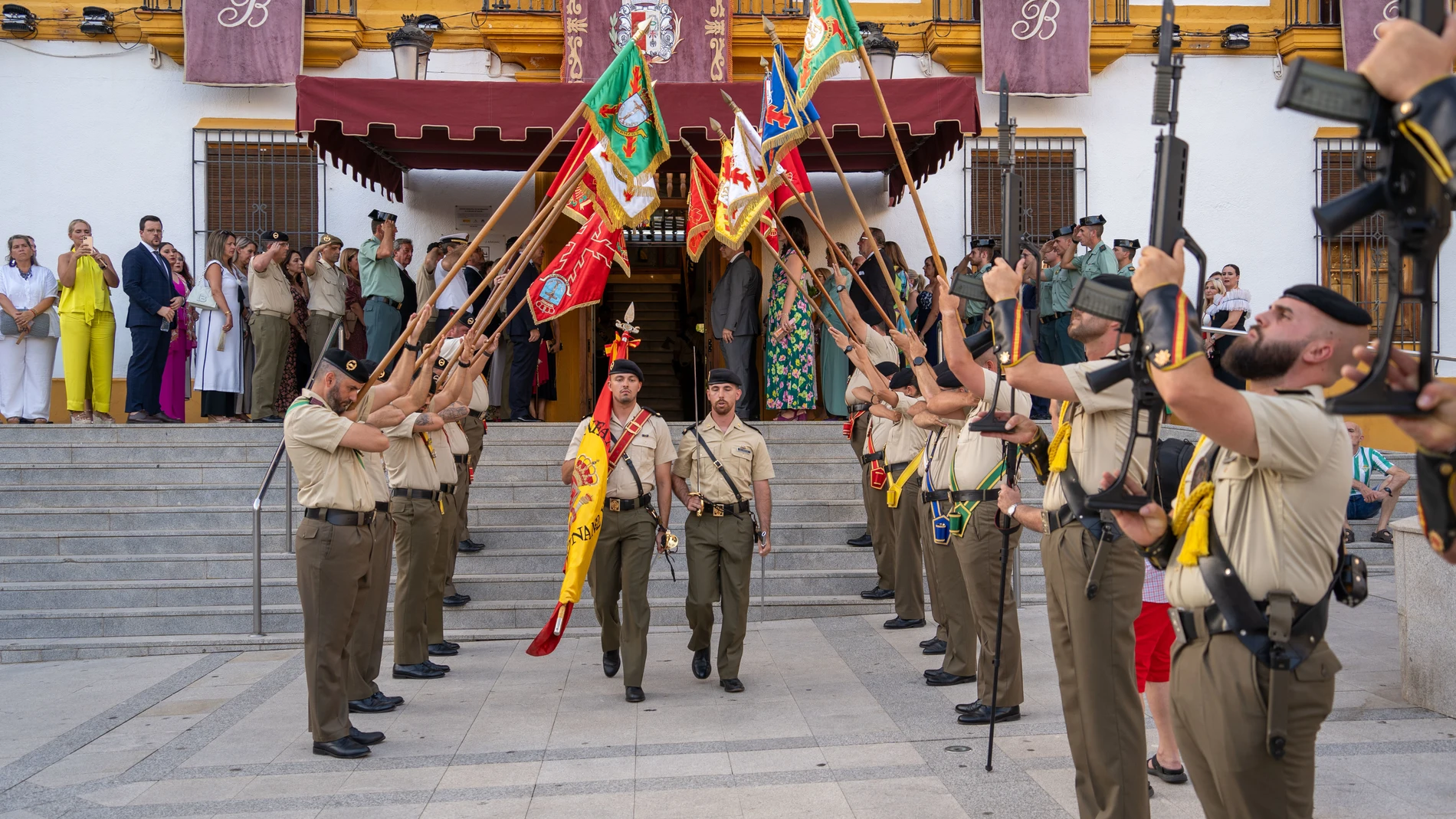 La Brigada 'Guzmán el Bueno' X participa en la conmemoración del 216º aniversario de la Batalla de Bailén.BRI X19/07/2024
