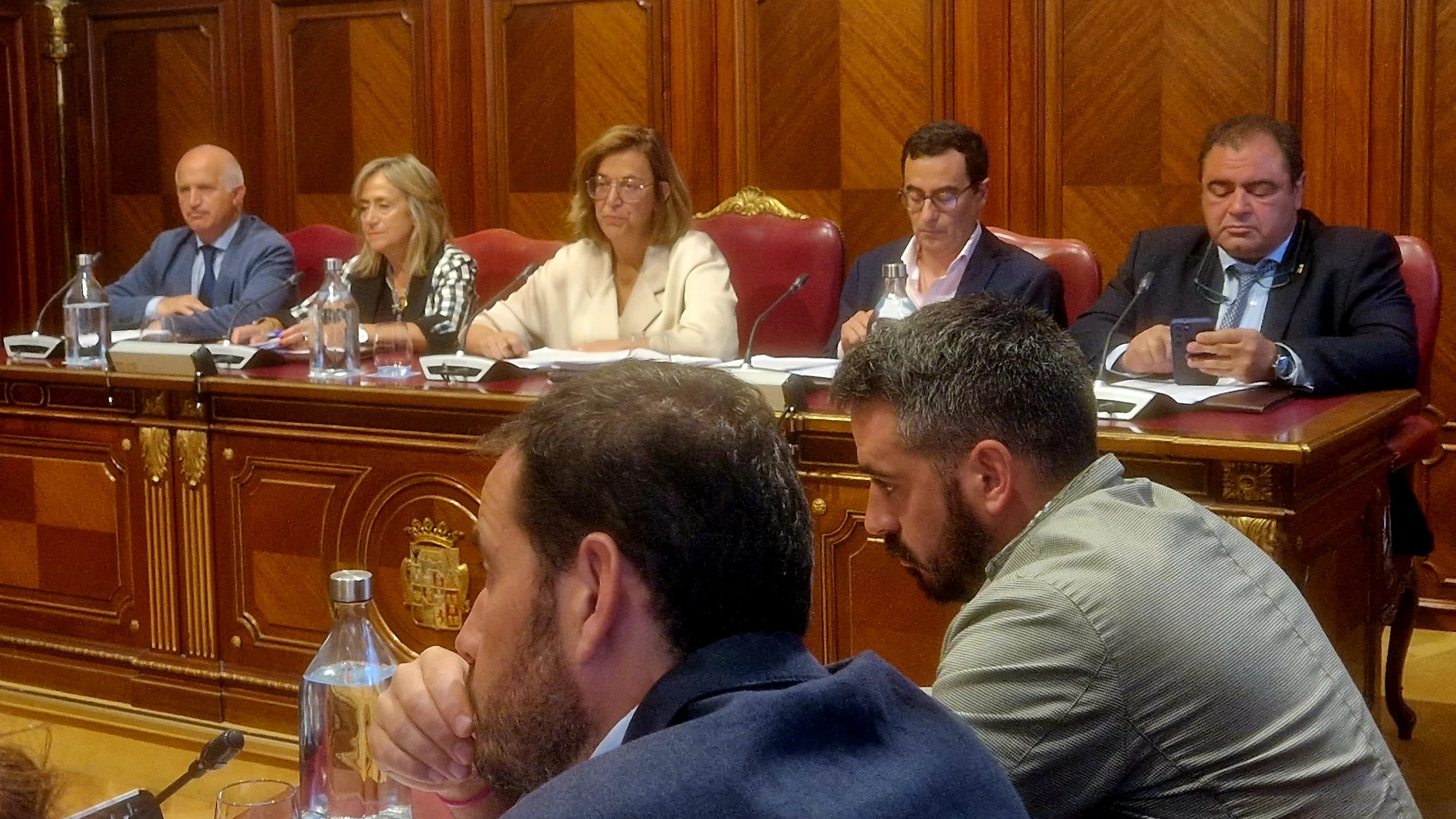 La presidenta Ángeles Armisén preside el pleno