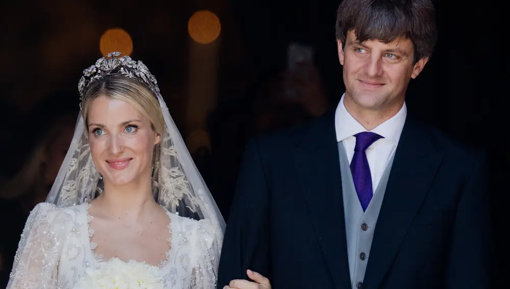 Ernesto Augusto de Hannover y Ekaterina el día de su boda