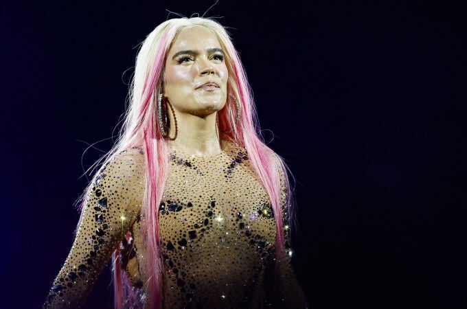 Karol G en su concierto en Madrid