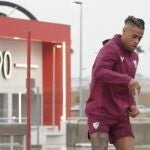 Mariano Díaz con el Sevilla