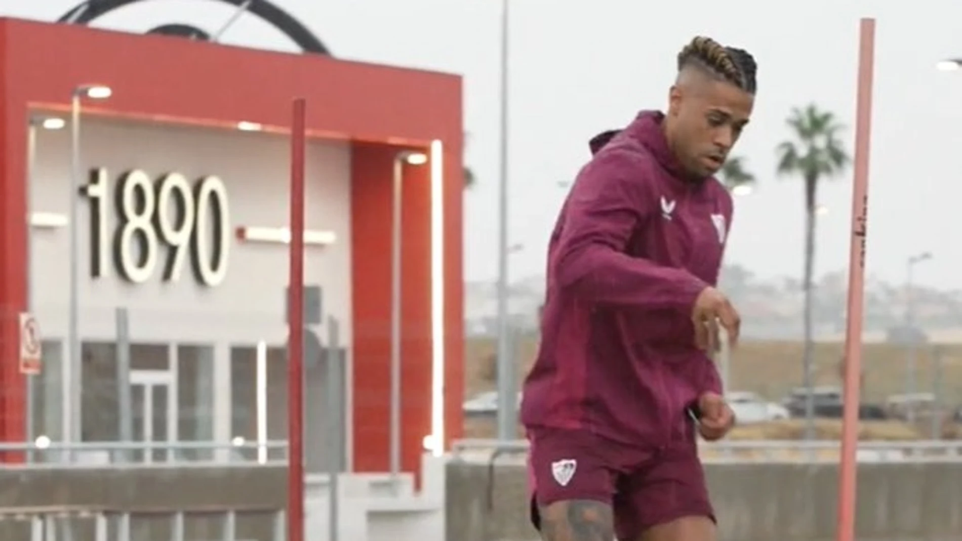 Mariano Díaz con el Sevilla