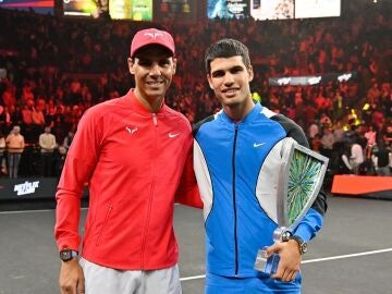 Rafa Nadal y Carlos Alcaraz