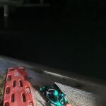 Imagen del rescate facilitada por los Bomberos de Murcia