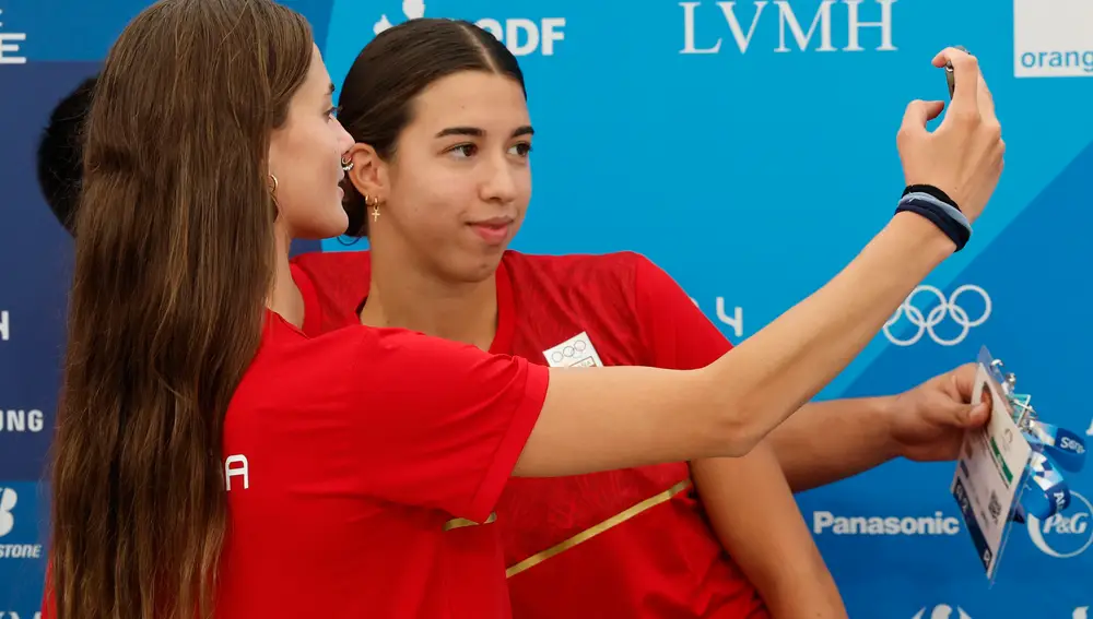 Rueda de prensa del equipo olímpico español de Saltos