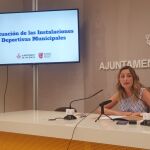 La concejal de Deportes, Rocío Gil