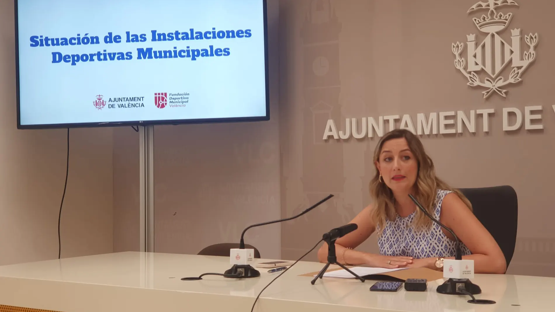 La concejal de Deportes, Rocío Gil
