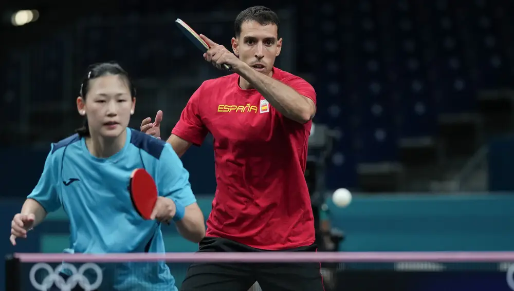 Table tennis training session - Paris 24 Olympics Games