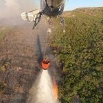 Imagen del incendio en Argamasilla de Calatrava (Ciudad Real) 